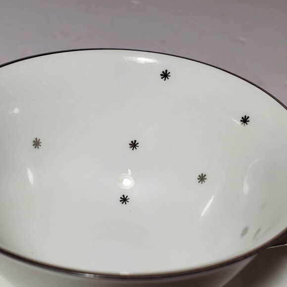 Heinrich Teacup and Saucer Atomic Star Selb Bavaria Germany Vintage - Picture 3 of 8